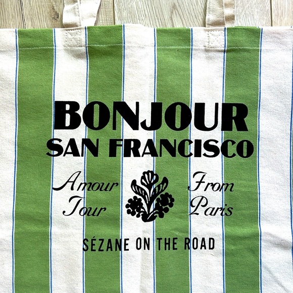 Sezane Striped Tote - Picture 2 of 2